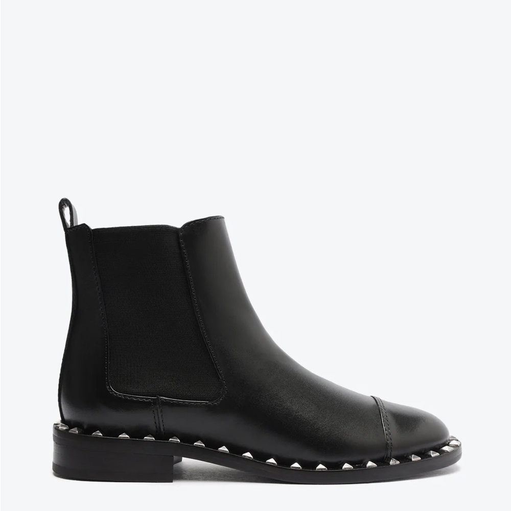 Beautiful Schutz black studded boots- brand new and in box!